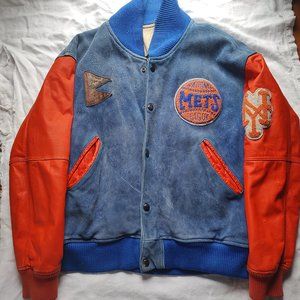 Vintage 1980's Mets Jacket - Official Licensed, Men's Small. Super Comfy!